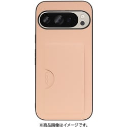 WORK28GG-RS-GPX9 [Google Pixel 9/9 Pro 用 PUレザースマホケース/カードポケット＆ストラップホール付き アンバーローズ]