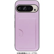 WORK28GG-LLC-GPX9 [Google Pixel 9/9 Pro 用 PUレザースマホケース/カードポケット＆ストラップホール付き ライラック]