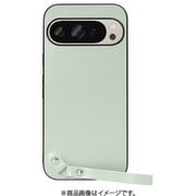 WORK33GG-GN-GPX9 [Google Pixel 9/9 Pro 用 本革スマホケース/ストラップ＆ストラップホール付き アイスグリーン]