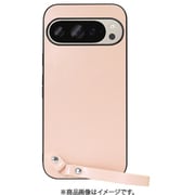 WORK33GG-PK-GPX9 [Google Pixel 9/9 Pro 用 本革スマホケース/ストラップ＆ストラップホール付き ピーチピンク]