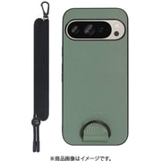 WORK37GG-GN-GPX9 [Google Pixel 9/9 Pro 用 首掛けスマホケース/ネックストラップ付き ホーリーグリーン]