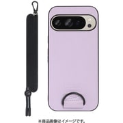 WORK37GG-PL-GPX9 [Google Pixel 9/9 Pro 用 首掛けスマホケース/ネックストラップ付き ラベンダーパープル]