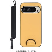 WORK37GG-YL-GPX9 [Google Pixel 9/9 Pro 用 首掛けスマホケース/ネックストラップ付き イエローベージュ]