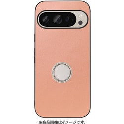 WORK48GG-RS-GPX9 [Google Pixel 9/9 Pro 用 本革スマホケース/スタンド機能＆ストラップホール付き ダスティローズ]