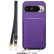 WORK24MPGG-VL-GPX9 [Google Pixel 9/9 Pro 用 小銭入れ付きスマホケース/PUレザー/ストラップ付き バイオレット]