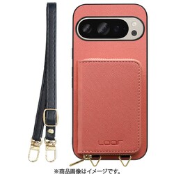 WORK24MPGG-CSM-GPX9 [Google Pixel 9/9 Pro 用 小銭入れ付きスマホケース/PUレザー/ストラップ付き コスモス]
