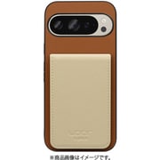 WORK56SCGG-CMBG-GPX9 [Google Pixel 9/9 Pro 用 折り畳み式カードポケット/本革/4枚収納 キャメルベージュ]