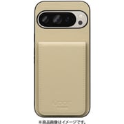 WORK56SCGG-BG-GPX9 [Google Pixel 9/9 Pro 用 折り畳み式カードポケット/本革/4枚収納 グレージュ]