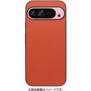 WORK24GG-OG-GPX9PXL [Google Pixel 9 Pro XL 用 PUレザースマホケース/ストラップホール付き オレンジ]