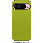 WORK24GG-LG-GPX9PXL [Google Pixel 9 Pro XL 用 レザースマホケース/ストラップホール付き ライムグリーン]