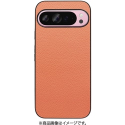 WORK25GG-FM-GPX9PXL [Google Pixel 9 Pro XL 用 本革スマホケース/ストラップホール付き フラミンゴ]
