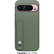 WORK26GG-DG-GPX9PXL [Google Pixel 9 Pro XL 用 本革スマホケース/ホールドベルト付き ダルグリーン]