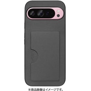 WORK28GG-GY-GPX9PXL [Google Pixel 9 Pro XL 用 PUレザースマホケース/カードポケット＆ストラップホール付き グレー]