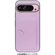 WORK28GG-LLC-GPX9PXL [Google Pixel 9 Pro XL 用 PUレザースマホケース/カードポケット＆ストラップホール付き ライラック]