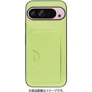 WORK28GG-GN-GPX9PXL [Google Pixel 9 Pro XL 用 PUレザースマホケース/カードポケット＆ストラップホール付き ミストグリーン]