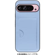WORK28GG-BU-GPX9PXL [Google Pixel 9 Pro XL 用 PUレザースマホケース/カードポケット＆ストラップホール付き ベビーブルー]
