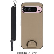 WORK37GG-BN-GPX9PXL [Google Pixel 9 Pro XL 用 首掛けスマホケース/ネックストラップ付き ラテブラウン]