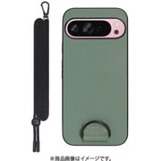 WORK37GG-GN-GPX9PXL [Google Pixel 9 Pro XL 用 首掛けスマホケース/ネックストラップ付き ホーリーグリーン]