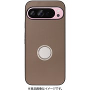 WORK48GG-BN-GPX9PXL [Google Pixel 9 Pro XL 用 本革スマホケース/スタンド機能＆ストラップホール付き ラテブラウン]