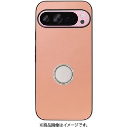 WORK48GG-RS-GPX9PXL [Google Pixel 9 Pro XL 用 本革スマホケース/スタンド機能＆ストラップホール付き ダスティローズ]