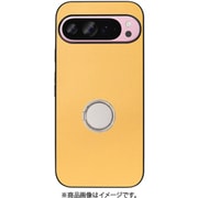 WORK48GG-YL-GPX9PXL [Google Pixel 9 Pro XL 用 本革スマホケース/スタンド機能＆ストラップホール付き イエローベージュ]