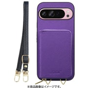 WORK24MPGG-VL-GPX9PXL [Google Pixel 9 Pro XL 用 小銭入れ付きスマホケース/PUレザー/ストラップ付き バイオレット]
