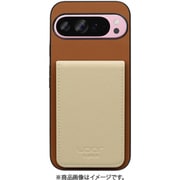 WORK56SCGG-CMBG-GPX9PXL [Google Pixel 9 Pro XL 用 折り畳み式カードポケット/本革/4枚収納 キャメルベージュ]