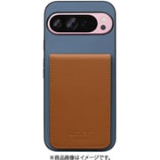 WORK56SCGG-BUCM-GPX9PXL [Google Pixel 9 Pro XL 用 折り畳み式カードポケット/本革/4枚収納 ブルーキャメル]