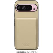 WORK56SCGG-BG-GPX9PXL [Google Pixel 9 Pro XL 用 折り畳み式カードポケット/本革/4枚収納 グレージュ]