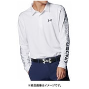 1388305 [ゴルフ メンズ UAプレイオフ LS ポロ 100 WH/BK XL]