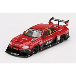 MGT00843-R 1/64 日産 LB-ER34 スーパーシルエット スカイライン レッド/ブラック 右ハンドル [ダイキャストミニカー]