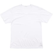 メンズ インナー 半袖 Tシャツ Vネック 下着 カノコ編み 速乾インナー プラチナ加工 Mサイズ ホワイト 12527-51-00