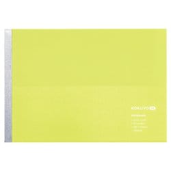 限定 ノートブック KOKUYO ME（コクヨミー） セミB5ハーフサイズ（126×179mm） B罫（中横罫）/罫幅6mm 無線綴じ 50枚 テニス KME-NB295BGY