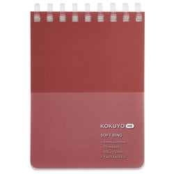 限定 ソフトリングメモ KOKUYO ME タータンレッド KME-SR77S4DR