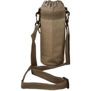 P-3645 [BONTE ペットボトルカバー Camo オリーブ 900ml～1L用 保温 保冷 内面アルミ加工 取っ手付き ショルダーベルト付き]