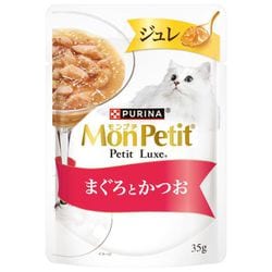 モンプチ プチリュクス ジュレ まぐろとかつお 35g
