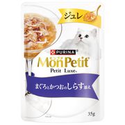 モンプチ プチリュクス ジュレ まぐろとかつおのしらす添え 35g