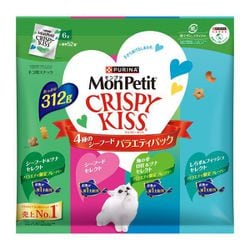 モンプチ クリスピーキッス バラエティパック 4種のシーフード 312g