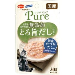 コンボ ピュア キャット パウチ かつお・国産かつおだし入り 30g