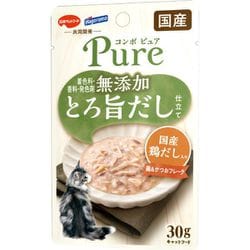 コンボ ピュア キャット パウチ 鶏＆かつお・国産鶏だし入り 30g