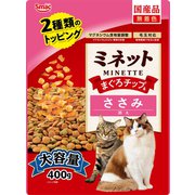 ミネット まぐろチップ&ささみ添え 400g