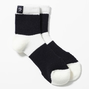 BAKUNE SLEEP SOCKS Short ネイビー×ホワイト(M)