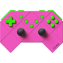 CHOC 1.0 DRUNK ROSE ワイヤレスゲームパッド Switch向け配列 Bluetooth 5.0/6軸ジャイロ/連射機能/振動機能 ピンク PB-WBC01-DR