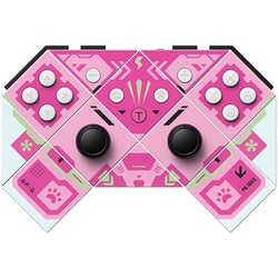 CHOC 2.0 Metal Sakura Warrior ワイヤレスゲームパッド Switch向け配列 メタル仕上げ Bluetooth 5.0 6軸ジャイロ/振動機能搭載 ピンク PB-WBC02-SW