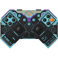 CHOC 2.0 Metal Knight Warrior ワイヤレスゲームパッド Switch向け配列 メタル仕上げ Bluetooth 5.0 6軸ジャイロ/振動機能搭載 ブラック PB-WBC02-KW