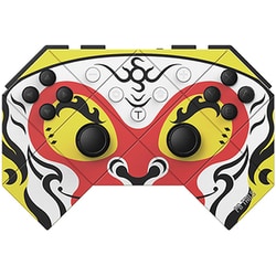 CHOC 2.0 Metal Wukong ワイヤレスゲームパッドSwitch向け配列 メタル仕上げ Bluetooth 5.0 6軸ジャイロ/振動機能搭載 イエロー PB-WBC02-WK