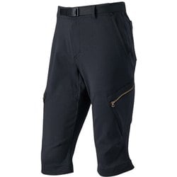 9160-1-S [ストレッチ クロップド カーゴ ブラック Sサイズ]