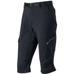 9160-1-M [ストレッチ クロップド カーゴ ブラック Mサイズ]