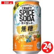 【限定】クラフトスパイスソーダ 食の愉しみ 6度 350ml×24缶（ケース） [チューハイ]