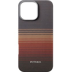 KI1601SUM [アラミド浮織 Tactile Woven Case for iPhone 16 Pro Max サンセット]